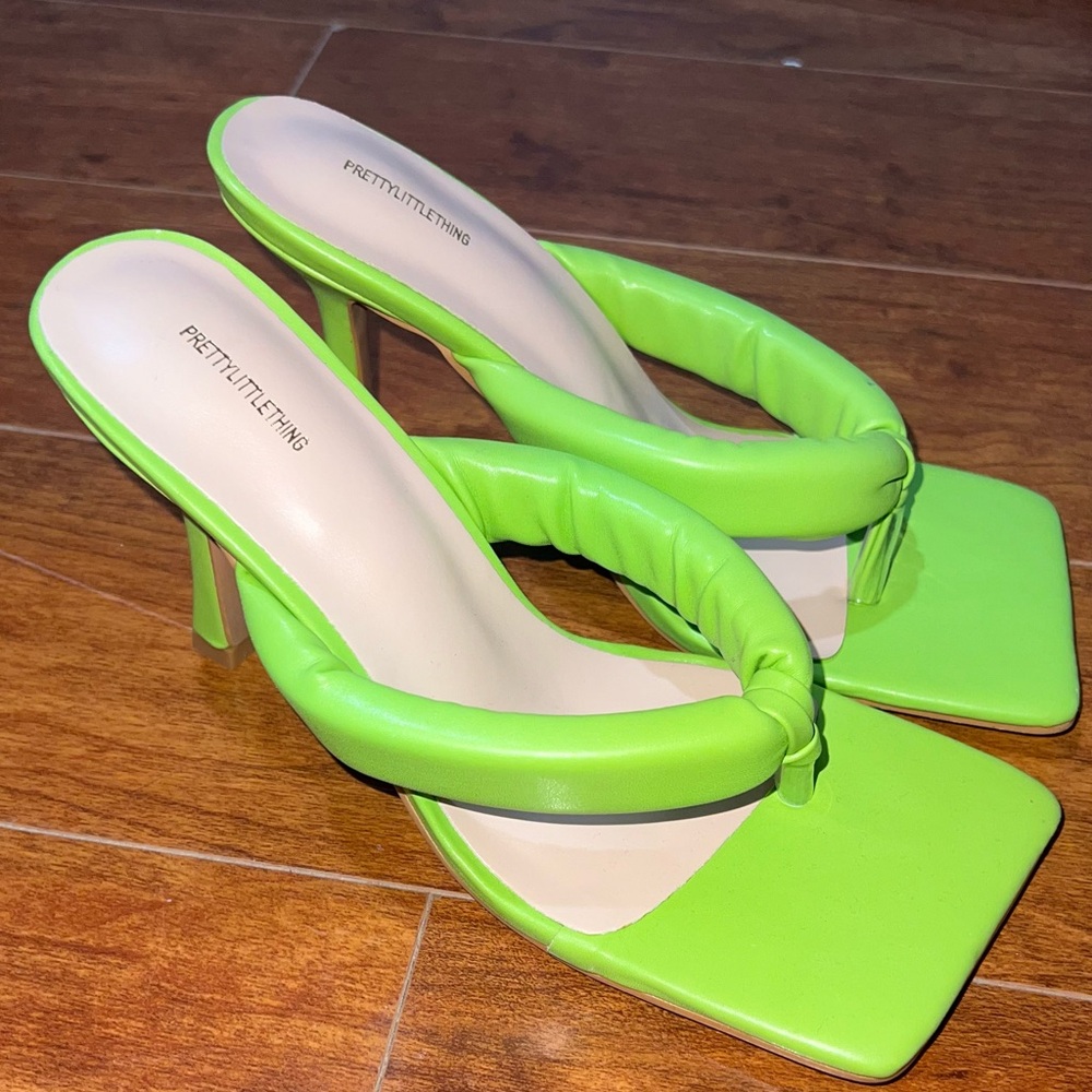 Neon Pretty Little Thing Heels